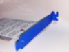 Picture of BLUE PLASTIC HIGH PROFILE BLANK BRACKET FOR ISA CARD XT-IDE XT-CF