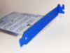 Picture of BLUE PLASTIC HIGH PROFILE BLANK BRACKET FOR ISA CARD XT-IDE XT-CF