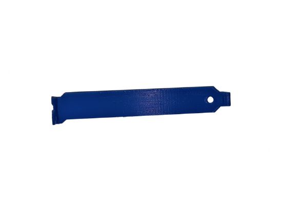 Picture of BLUE PLASTIC HIGH PROFILE BLANK BRACKET FOR ISA CARD XT-IDE XT-CF