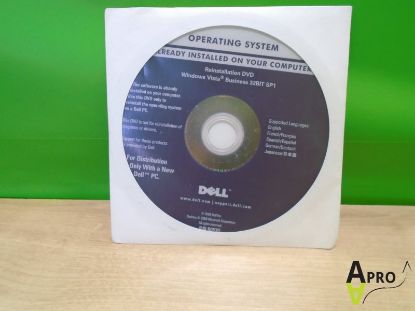 Picture of DELL WINDOWS VISTA BUSINESS 32BIT SP1 DVD - R053G - NO COA