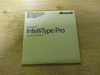 Picture of RETRO MICROSOFT INTELLITYPE PRO KEYBOARD SOFTWARE - JUST CD