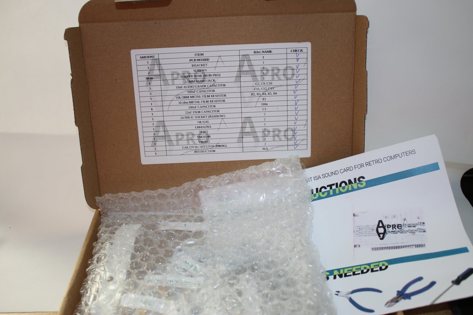 AAPRO Your IT Land computer parts. DIY KIT ADLIB COMPATIBLE 8 BIT ISA ...