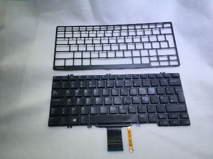 Picture of WORKING DELL LATITUDE 5280 KEYBOARD 0JF8W7 WITH LED BACKLIGHT AND BEZEL - UK
