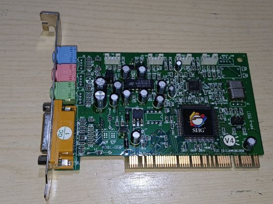 Picture of RETRO YAMAHA YMF724 PCI LABWAY A301-G50 PCI SOUND CARD
