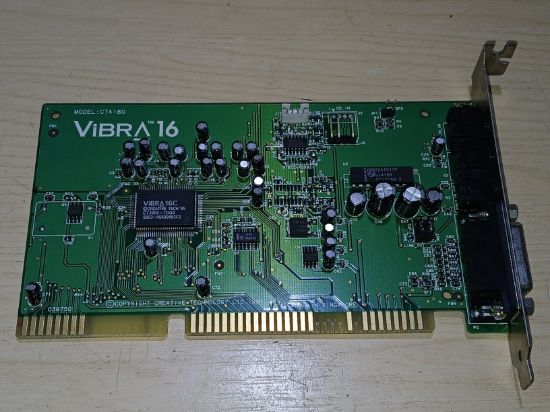 Picture of RETRO CREATIVE SOUND BLASTER 16 VIBRA PNP CT4180 ISA SOUND CARD