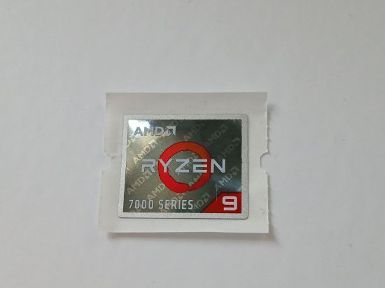 Picture of NOS GENUINE AMD RYZEN 9 7000 SERIES STICKER - UK SELLER
