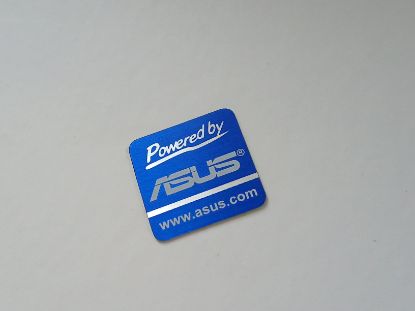Picture of NOS GENUINE BLUE POWERED BY ASUS STICKER BADGE - UK SELLER