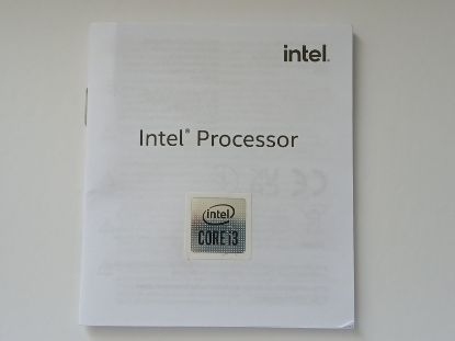 Picture of NOS GENUINE SILVER INTEL CORE i3 STICKER - UK SELLER