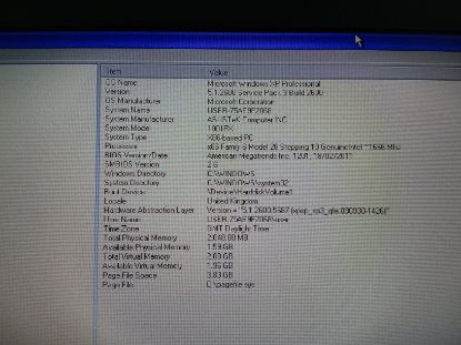 Picture of ASUS EEEPC 1001PX NETBOOK 40GB SSD ON WINDOWS XP PRO SP3 32BIT