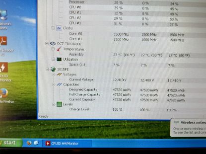 Picture of ASUS EEEPC 1015PEM NETBOOK 120GB SSD ON WINDOWS XP PRO SP3 32BIT