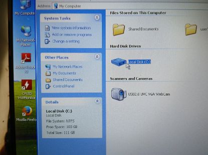 Picture of ASUS EEEPC 1015PEM NETBOOK 120GB SSD ON WINDOWS XP PRO SP3 32BIT