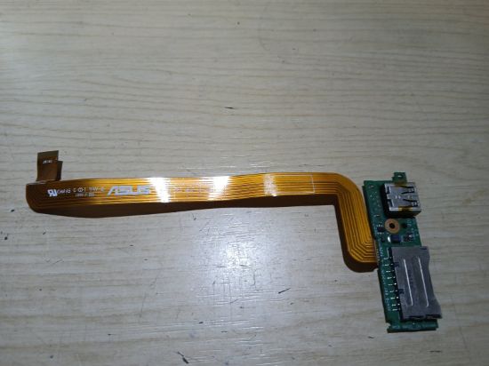 Picture of ASUS N550JV LAPTOP SD READER BOARD WITH FLEX CABLE 69N0P9G10D00 N550JV_USB_FPC