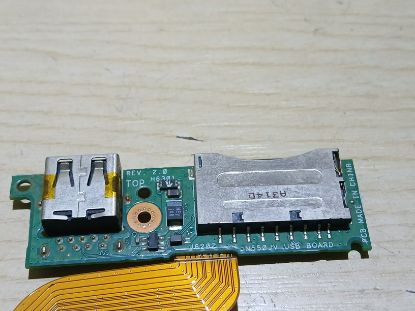 Picture of ASUS N550JV LAPTOP SD READER BOARD WITH FLEX CABLE 69N0P9G10D00 N550JV_USB_FPC
