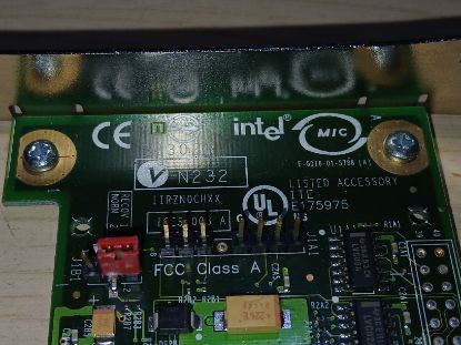 Picture of INTEL D33025 SRCZCR ZERO CHANNEL RAID CONTROLLER PCI-X CARD