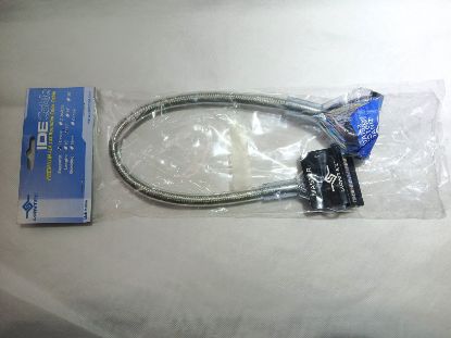 Picture of NOS PREMIUM IDE CABLE ROUNDED ATA 133 FOR 1 DEVICE 18 INCH LONG