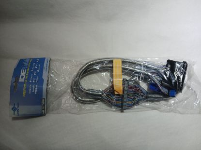 Picture of NOS PREMIUM IDE CABLE ROUNDED ATA 133 FOR 2 DEVICES 36 INCH LONG