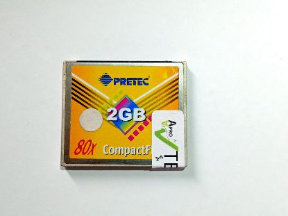 Picture of INDUSTRIAL GRADE COMPACT FLASH 2GB PRETEC CFN-02G FULL METAL HOUSING