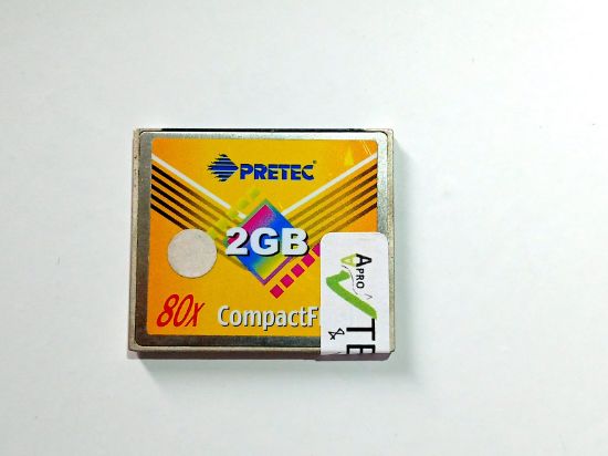 Picture of INDUSTRIAL GRADE COMPACT FLASH 2GB PRETEC CFN-02G FULL METAL HOUSING
