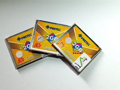 Picture of INDUSTRIAL GRADE COMPACT FLASH 2GB PRETEC CFN-02G FULL METAL HOUSING