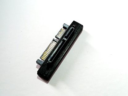 Picture of 90 ANGLE DOWN SATA MALE TO FEMALE EXTENSION ADAPTER 22 PIN (7+15)