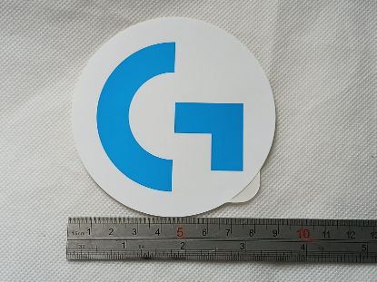 Picture of NOS GENUINE LOGITECH G VINYL 9CM 90MM ROUND STICKER - UK SELLER