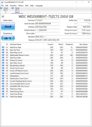 Picture of 250GB SATA 2.5" 2.5 INCH HARD DRIVE HDD WORKING NO BADS MIX BRANDS