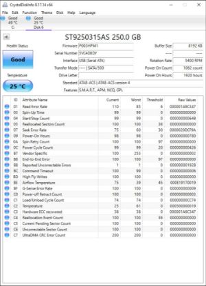 Picture of 250GB SATA 2.5" 2.5 INCH HARD DRIVE HDD WORKING NO BADS MIX BRANDS