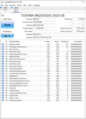 Picture of 250GB SATA 2.5" 2.5 INCH HARD DRIVE HDD WORKING NO BADS MIX BRANDS