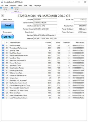Picture of 250GB SATA 2.5" 2.5 INCH HARD DRIVE HDD WORKING NO BADS MIX BRANDS