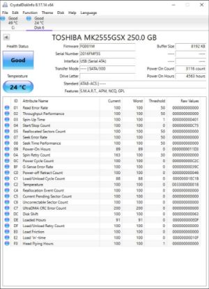 Picture of 250GB SATA 2.5" 2.5 INCH HARD DRIVE HDD WORKING NO BADS MIX BRANDS