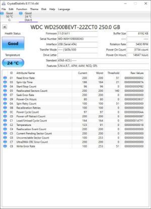 Picture of 250GB SATA 2.5" 2.5 INCH HARD DRIVE HDD WORKING NO BADS MIX BRANDS
