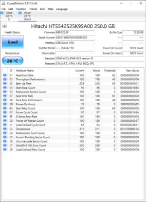 Picture of 250GB SATA 2.5" 2.5 INCH HARD DRIVE HDD WORKING NO BADS MIX BRANDS