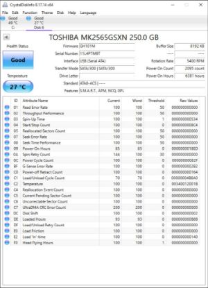 Picture of 250GB SATA 2.5" 2.5 INCH HARD DRIVE HDD WORKING NO BADS MIX BRANDS