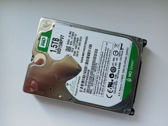 Picture of 1.5TB WD15NPVT 15mm WD INTELLIPOWER 2.5 INCH SATA HARD DRIVE