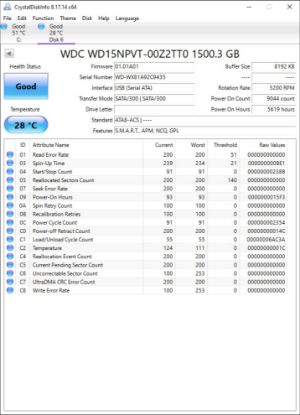 Picture of 1.5TB WD15NPVT 15mm WD INTELLIPOWER 2.5 INCH SATA HARD DRIVE