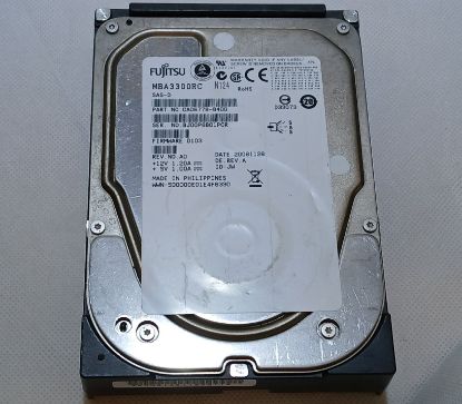 Picture of SAS 300GB 3.5" 15k RPM FUJITSU MBA3300RC 3.5 INCH HARD DRIVE HDD 