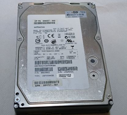 Picture of SAS 450GB 3.5" 15k RPM HITACHI HUS156045VLS600 3.5 INCH HARD DRIVE HDD