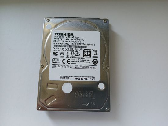 Picture of 2TB MQ03ABB200 15mm TOSHIBA 2.5 INCH SATA HARD DRIVE
