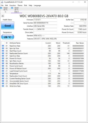 Picture of 80GB SATA 2.5" 2.5 INCH 9.5MM HARD DRIVE HDD WORKING NO BADS