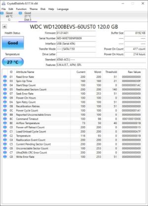 Picture of 120GB SATA 2.5" 2.5 INCH 9.5MM HARD DRIVE HDD WORKING NO BADS