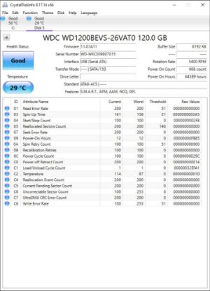 Picture of 120GB SATA 2.5" 2.5 INCH 9.5MM HARD DRIVE HDD WORKING NO BADS