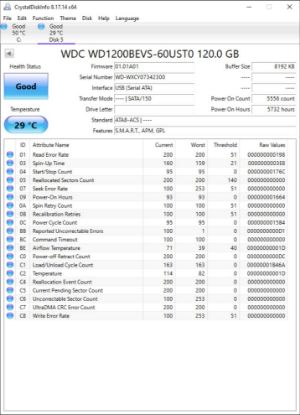 Picture of 120GB SATA 2.5" 2.5 INCH 9.5MM HARD DRIVE HDD WORKING NO BADS