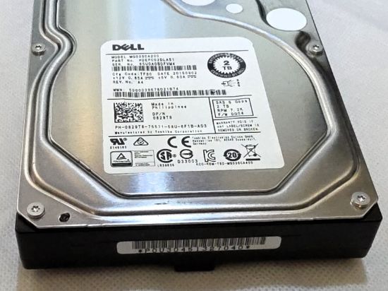 Picture of 2TB SAS 3.5" 3.5 INCH TOSHIBA MG03SCA200 HARD DRIVE HDD WORKING NO BADS 