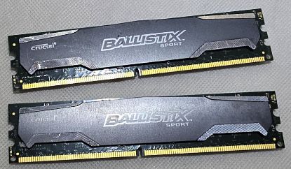 Picture of Crucial Ballistix BLS2G2D80EBS1S00 4GB (2×2GB) DDR2-800 Memory Kit