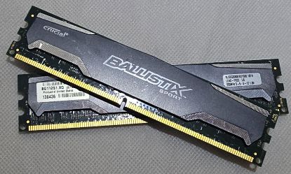 Picture of Crucial Ballistix BLS2G2D80EBS1S00 4GB (2×2GB) DDR2-800 Memory Kit