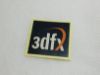 Picture of BLACK 3DFX PC RETRO STICKER BADGE HAND FINISHED MATTE