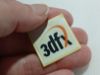 Picture of WHITE 3DFX PC RETRO STICKER BADGE HAND FINISHED MATTE