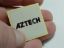 Picture of WHITE AZTECH PC RETRO STICKER BADGE HAND FINISHED MATTE