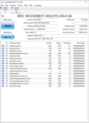 Picture of 250GB SATA 2.5" 2.5 INCH HARD DRIVE HDD WORKING NO BADS MIX BRANDS