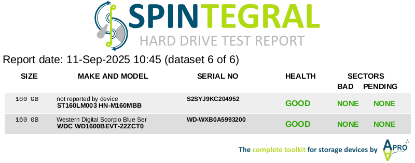 Picture of 160GB SATA 2.5" 2.5 INCH 9.5MM HARD DRIVE HDD WORKING NO BADS
